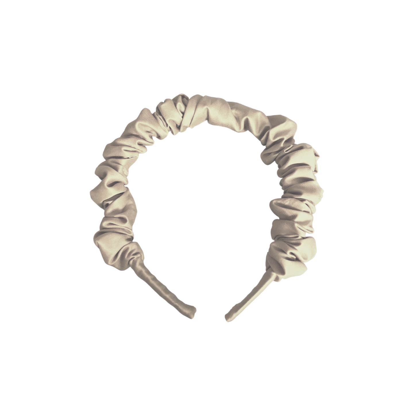Oat Bamboo Silk Scrunchie Headband
