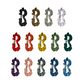 2 Pack Bamboo Silk Skinny Scrunchies - 11 Colour Options Available